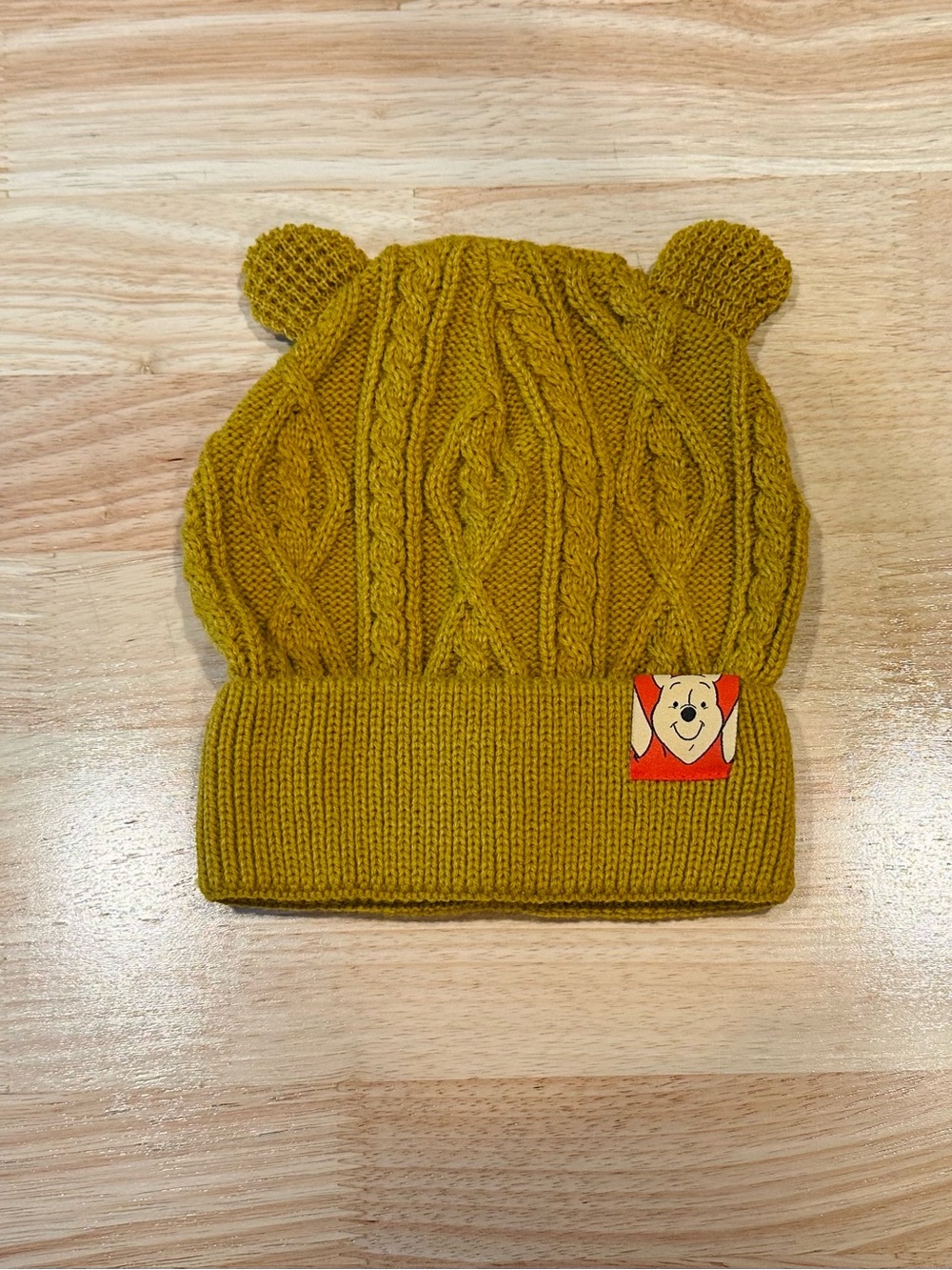 Disney Winnie the Pooh Cable Knit Pooh Bear Beanie - BoxLunch Exclusive